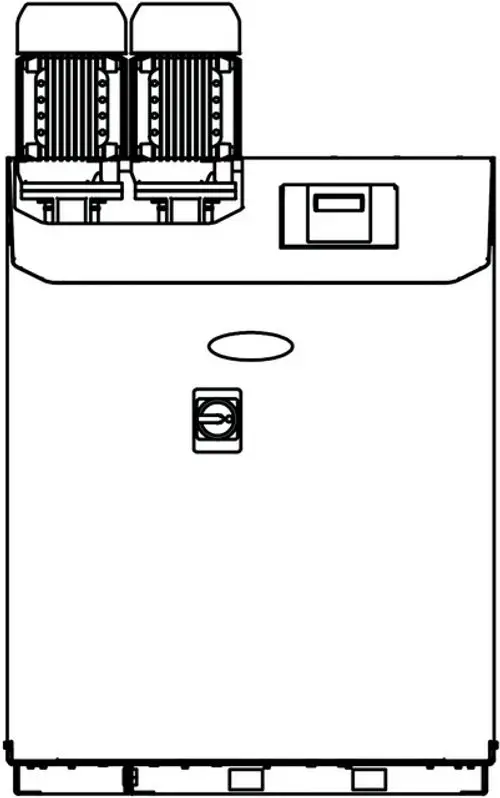 Zweiteiliges Pneumatix-Gerät von IMI Hydronic Engineering mit zwei Motoren und einem Bedienfeld, das für präzise Druckhaltung und Fluidtransfer ausgelegt ist.